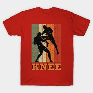 Cool kickboxing mma knee T-Shirt